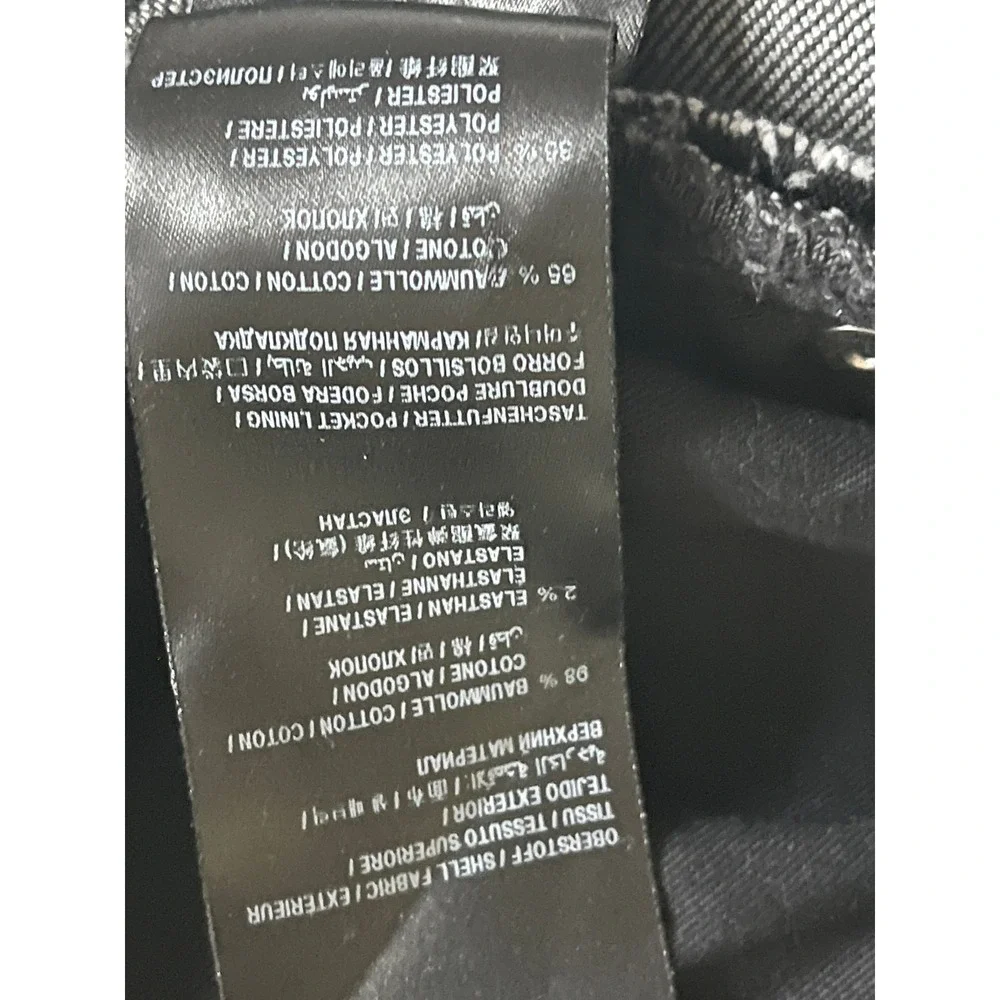 Dorothee Schumacher Denim Attraction Pants Womens Black Wash‎ Cropped Jeans 6
